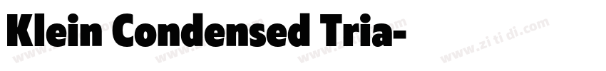 Klein Condensed Tria字体转换 Klein Condensed Tria字体转换